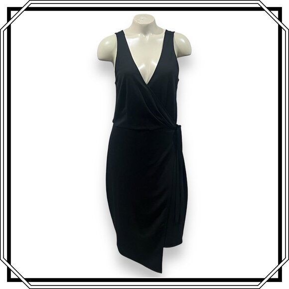 A NEW DAY V-Neck Faux Wrap Dress - Size M / NWT - Picture 1 of 8
